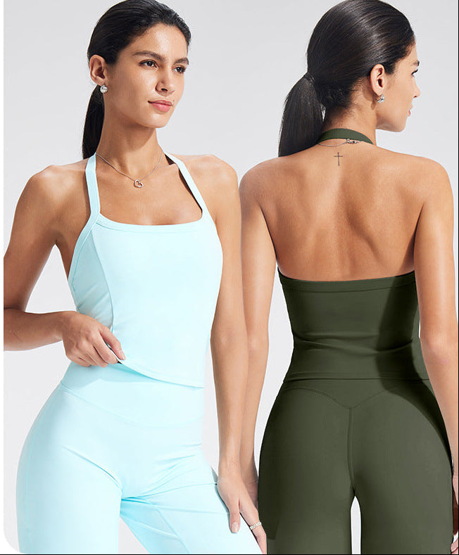 Stylish Sports Bra with Back Support for Yoga and Fitness