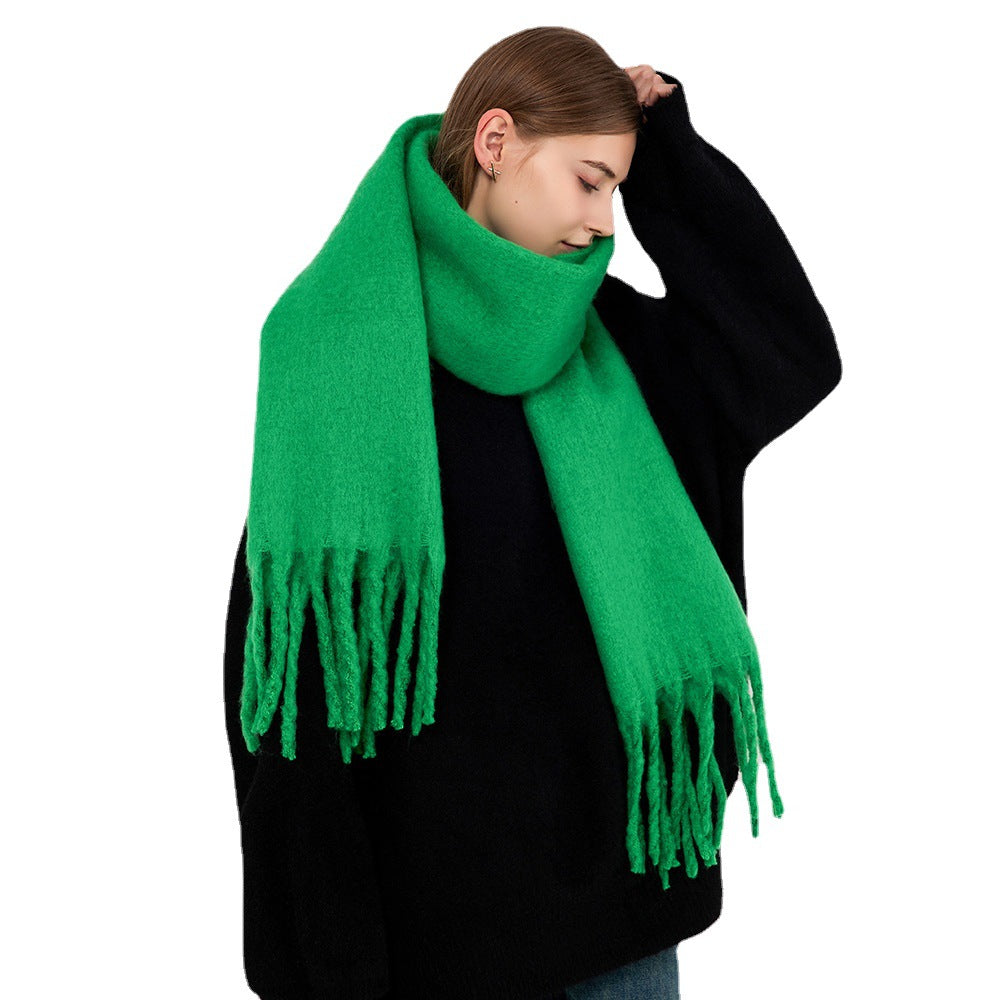 28 Colors Cozy Soft Cashmere Feel Scarf for Women
