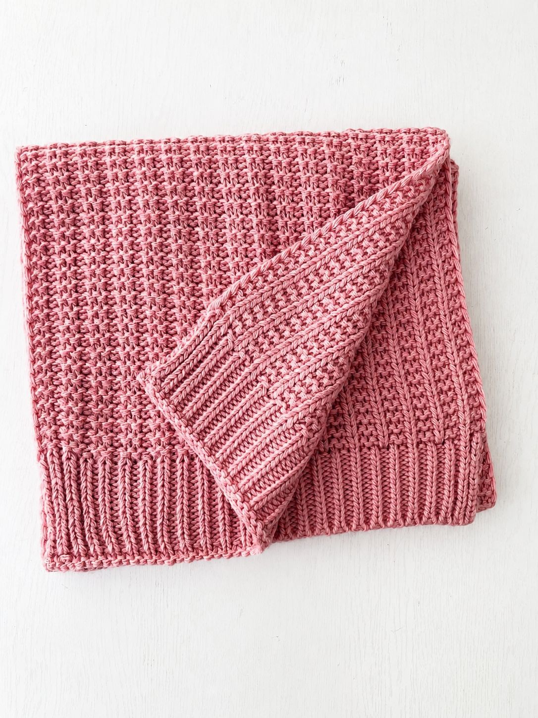 Solid Color Chunky Knit Scarf Stylish and Warm Neck Wrap