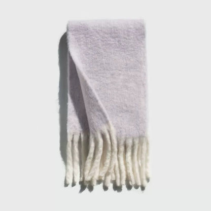 Premium Soft Wool Scarf for Women - Stylish Solid Colors