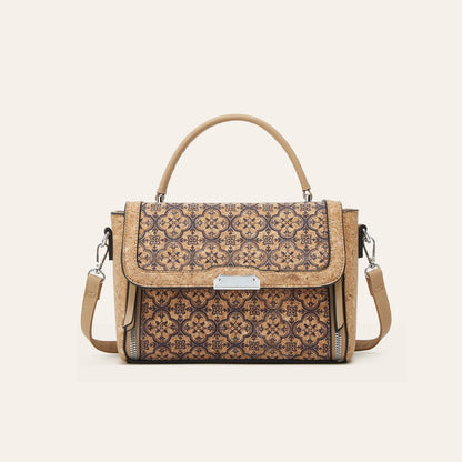 Cork Printed Trendy Small Tote Bag Casual Shoulder Bag