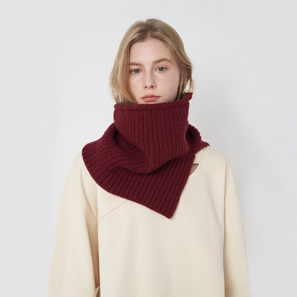Chic Knit Scarves with Slit Design for All-Season Style
