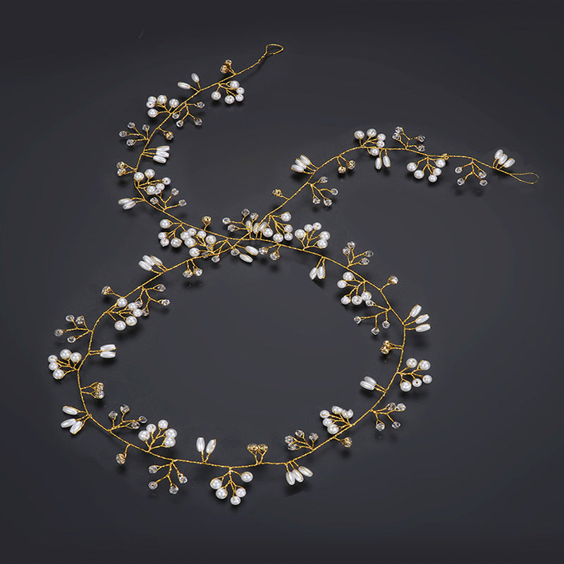Handmade Pearl Headband Wedding Hairpiece