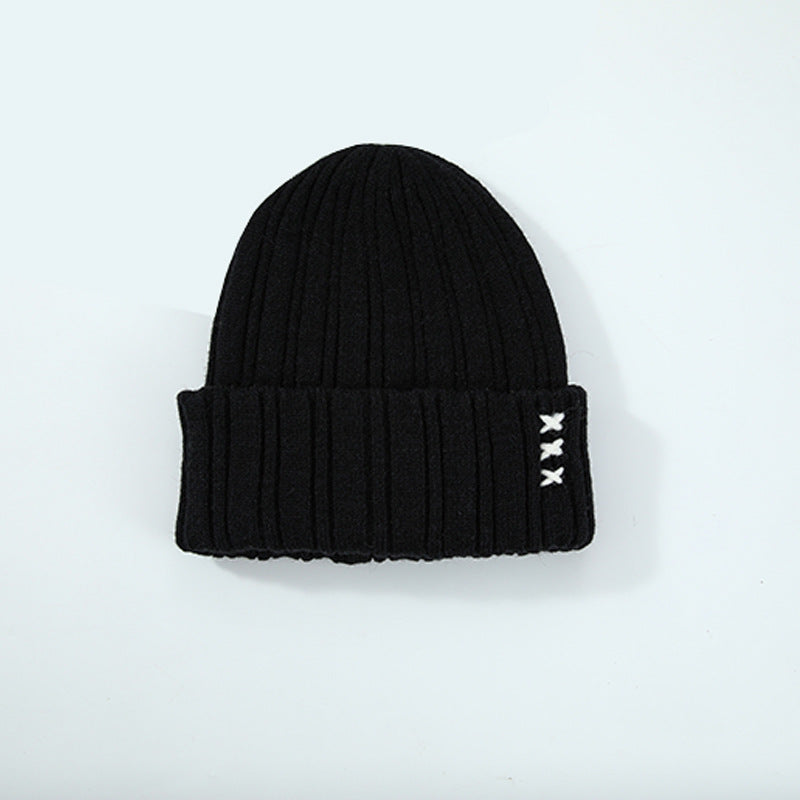 Trendy Solid Color Knitted Beanie for Men and Women