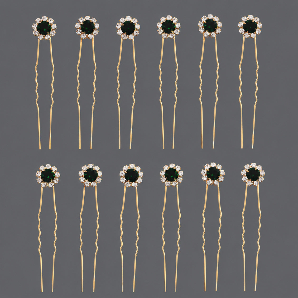 Handcrafted Pearl Hairpins With Rhinestones For Weddings