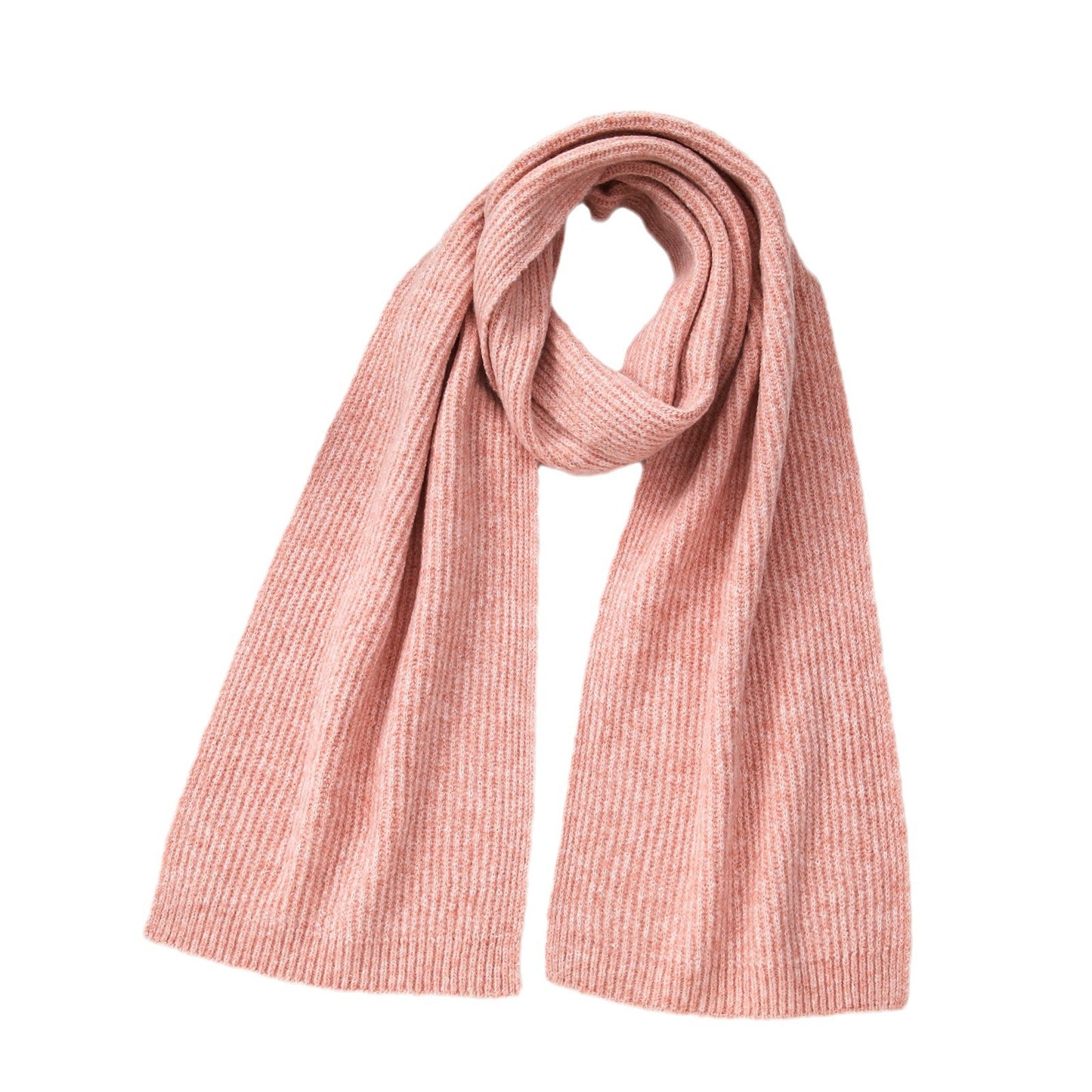 Wool Blend Knitted Scarf Soft Warm Cozy Fashionable Neck Warmer