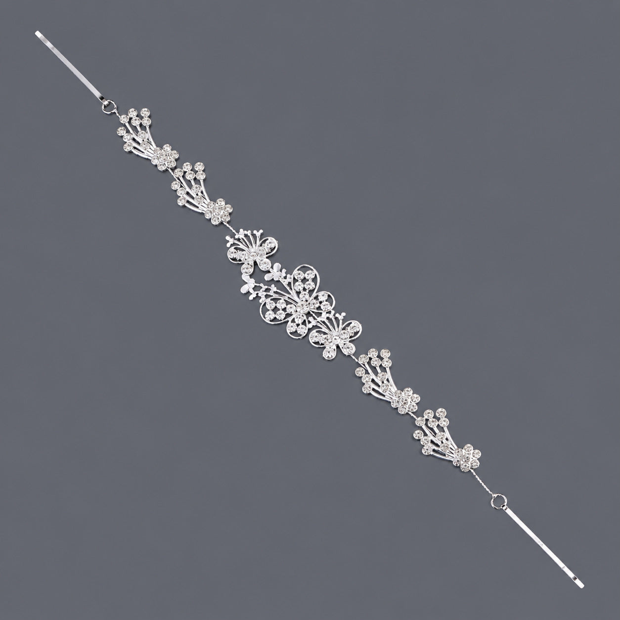 Elegant Floral Hairband with Rhinestones for Any Occasion