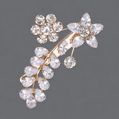 Elegant Zirconia Hair Clips for Everyday Style
