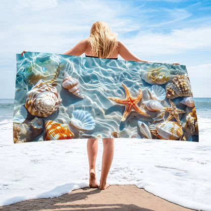 Custom Printed Beach Towel Microfiber Quick-Dry Towel