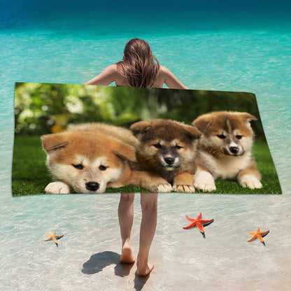 Printed Quick-Dry Microfiber Beach & Bath Towel