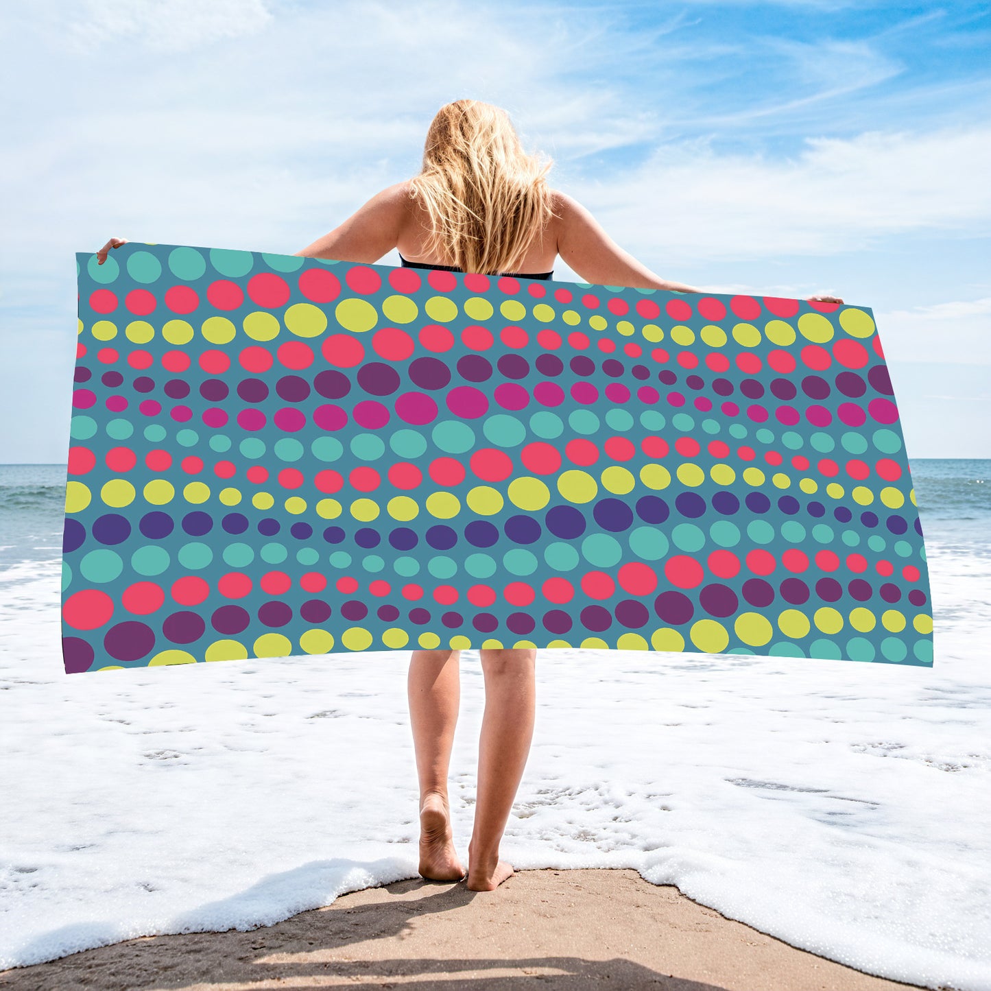 Custom Printed Beach Towel Microfiber Quick-Dry Towel