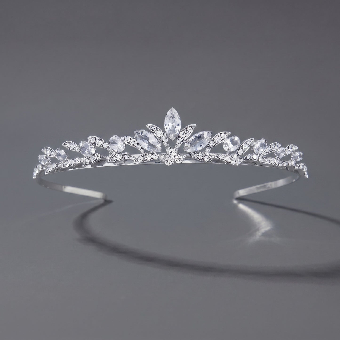 Luxury Rhinestone Princess Crown Headpiece for Birthdays and Weddings