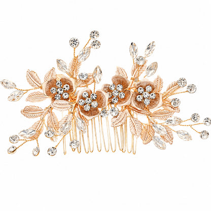 Elegant Handmade U-Shaped Hairpins with Rhinestones for Weddings