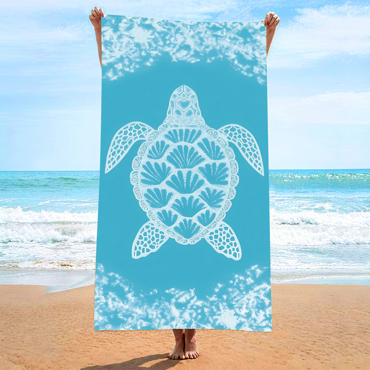 Custom Printed Beach Towel Microfiber Quick-Dry Towel