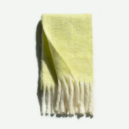 Premium Soft Wool Scarf for Women - Stylish Solid Colors
