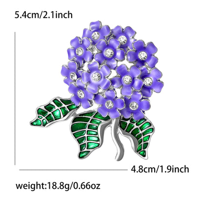 Floral Brooch Pin for Women | Alloy Plant Series Accessories