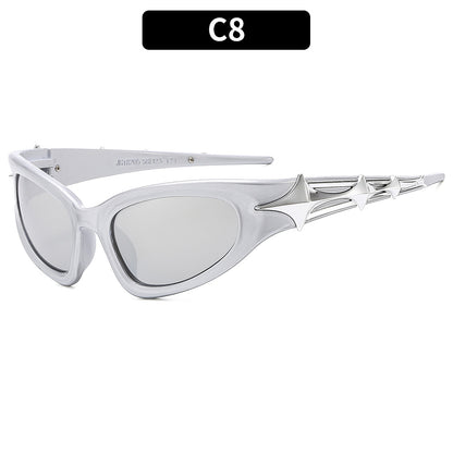 Stylish Outdoor UV400 Protection Sunglasses with Trendy Frames