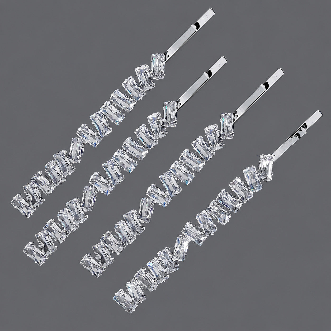 Trendy Geometric Hair Clips Set for Stylish Daily Wear