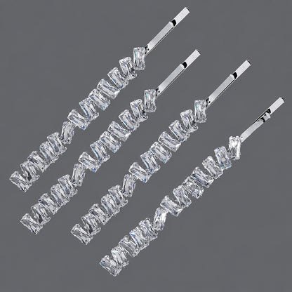 Trendy Geometric Hair Clips Set for Stylish Daily Wear