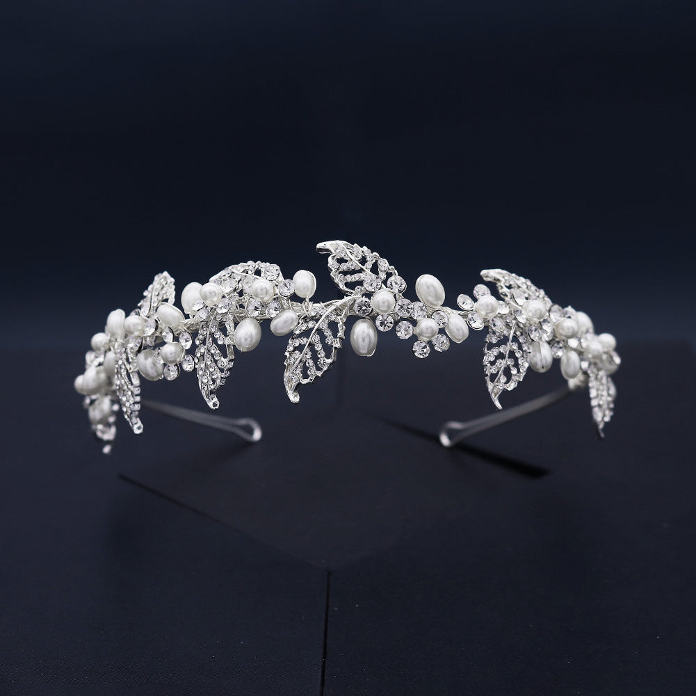Bridal Veil Hair Accessories Crown Headpiece for Weddings and Photoshoots