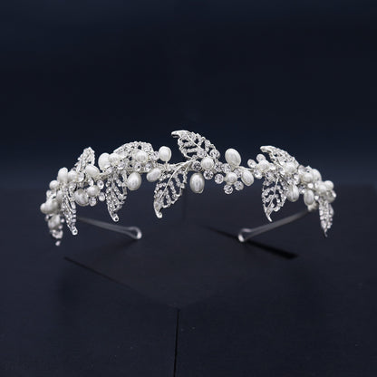 Bridal Veil Hair Accessories Crown Headpiece for Weddings and Photoshoots