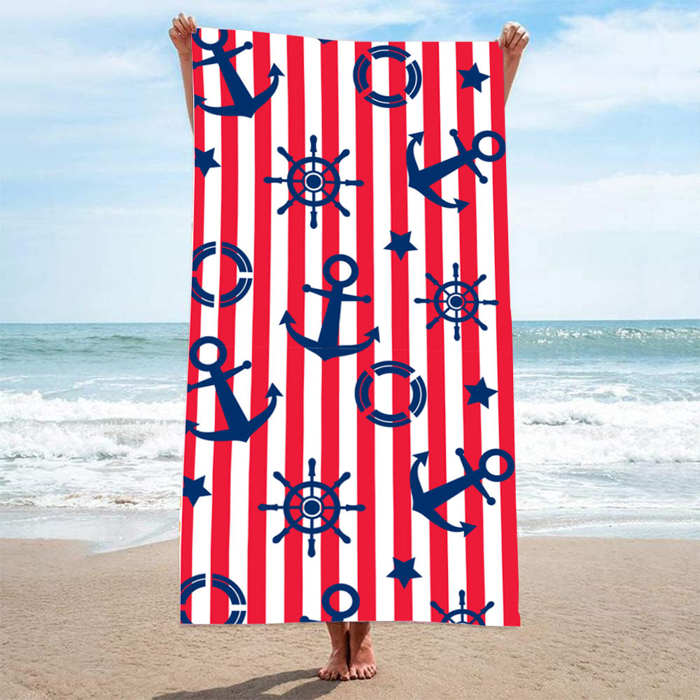 Custom Beach Towel Extra Large Microfiber Printed 100x180cm