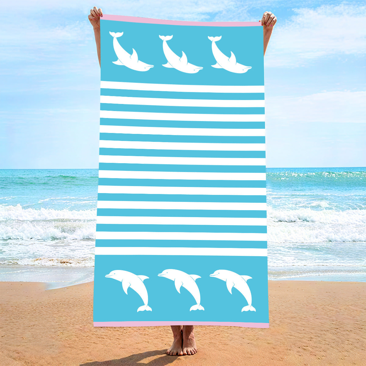 Custom Printed Beach Towel Microfiber Quick-Dry Towel