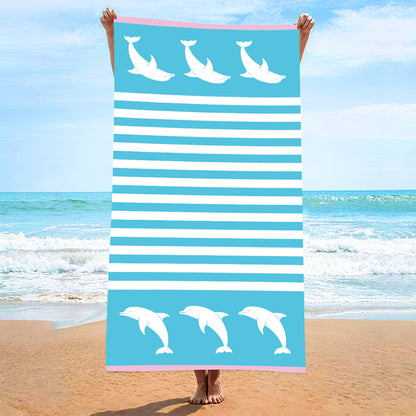 Custom Printed Beach Towel Microfiber Quick-Dry Towel