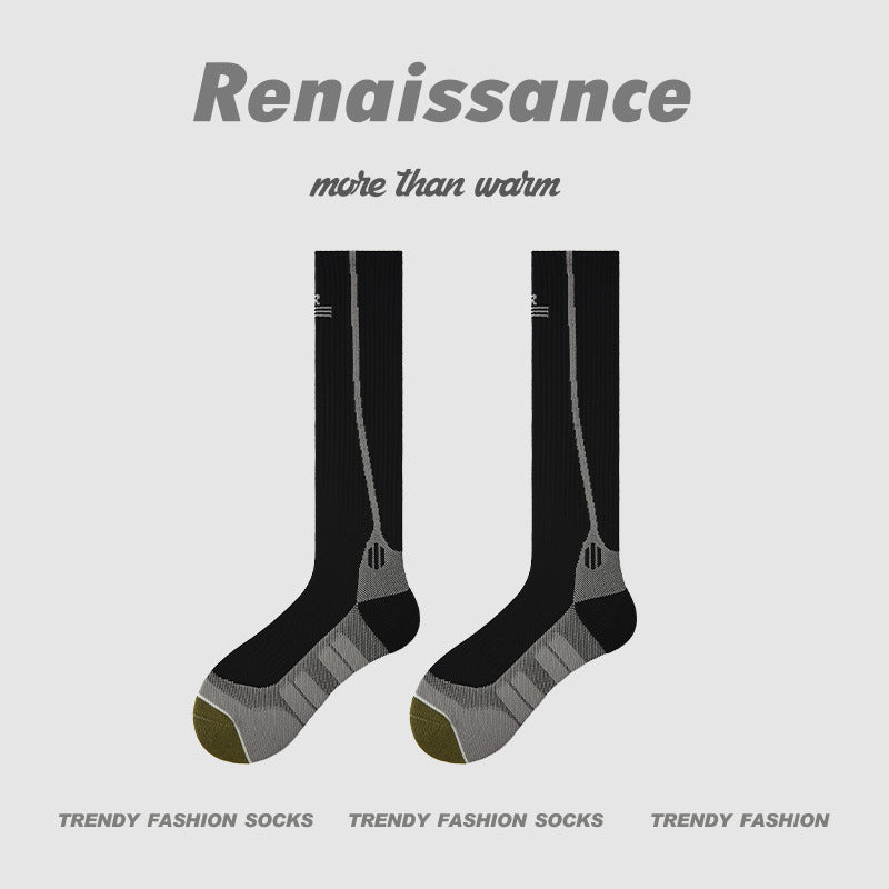 Calf Compression Socks Floral 3D Moisture Wicking