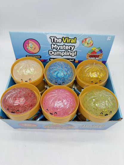 Dumpling Squishy Toy Smiley TPR Stress Relief