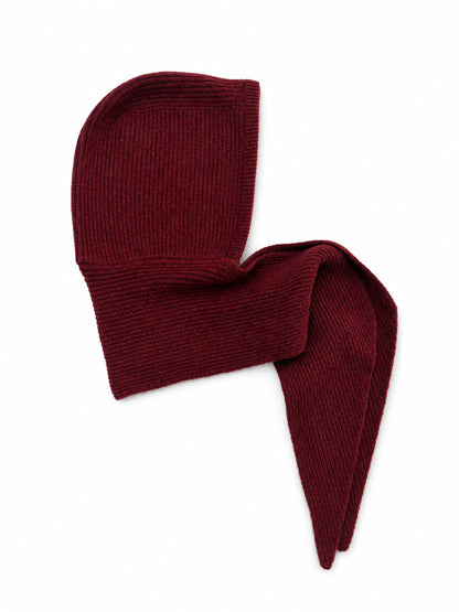 Hooded Knitted Scarf with Warmth and Style
