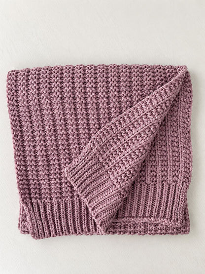 Solid Color Chunky Knit Scarf Stylish and Warm Neck Wrap