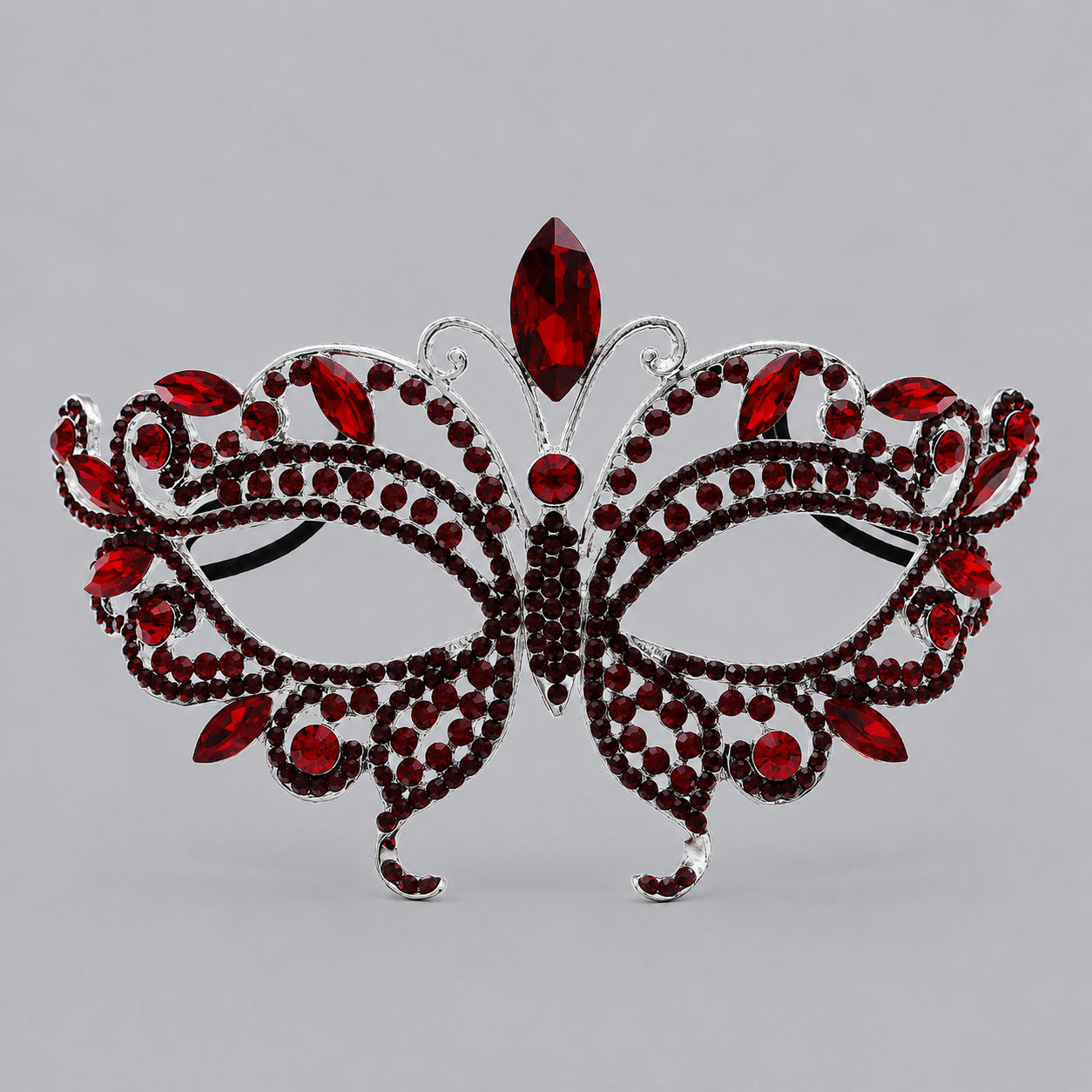 Luxury Rhinestone Half Face Masks for Parties and Events