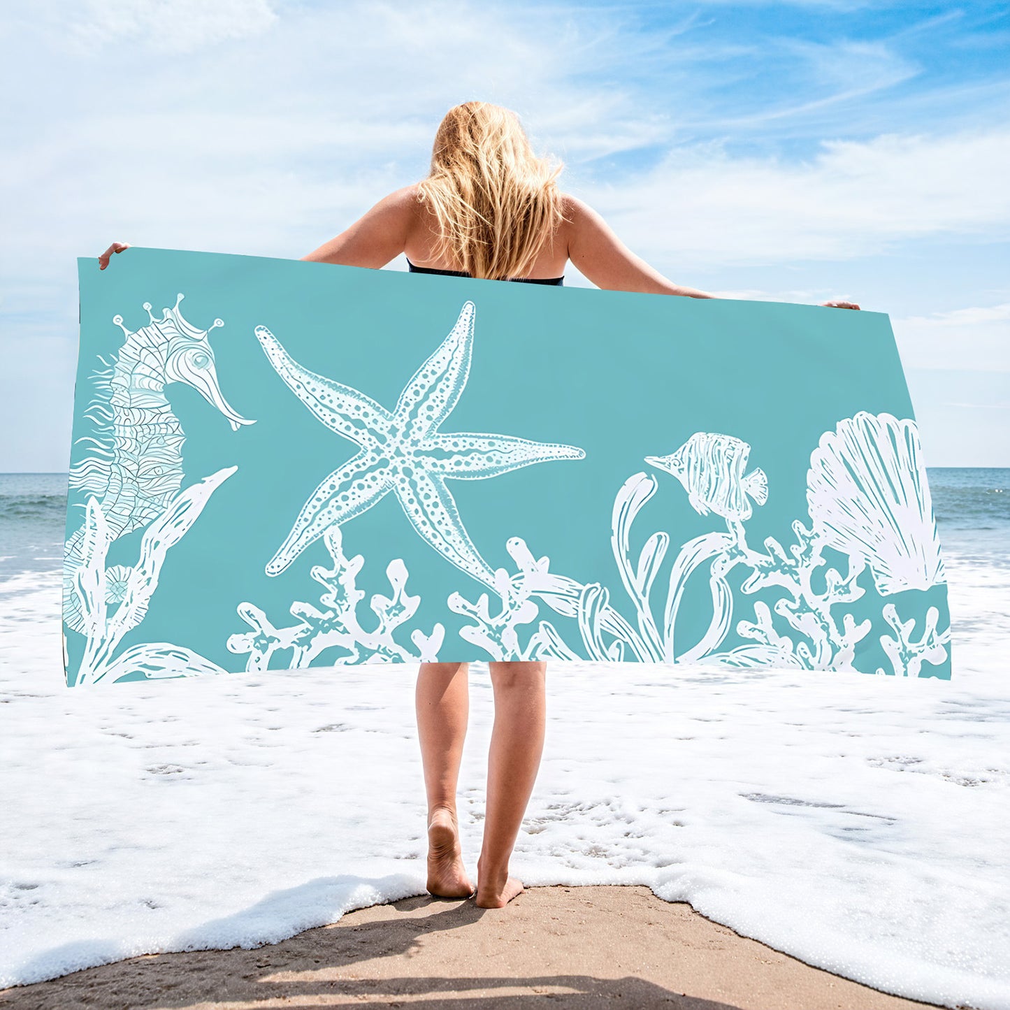 Customized Microfiber Beach Towel with Digital Print