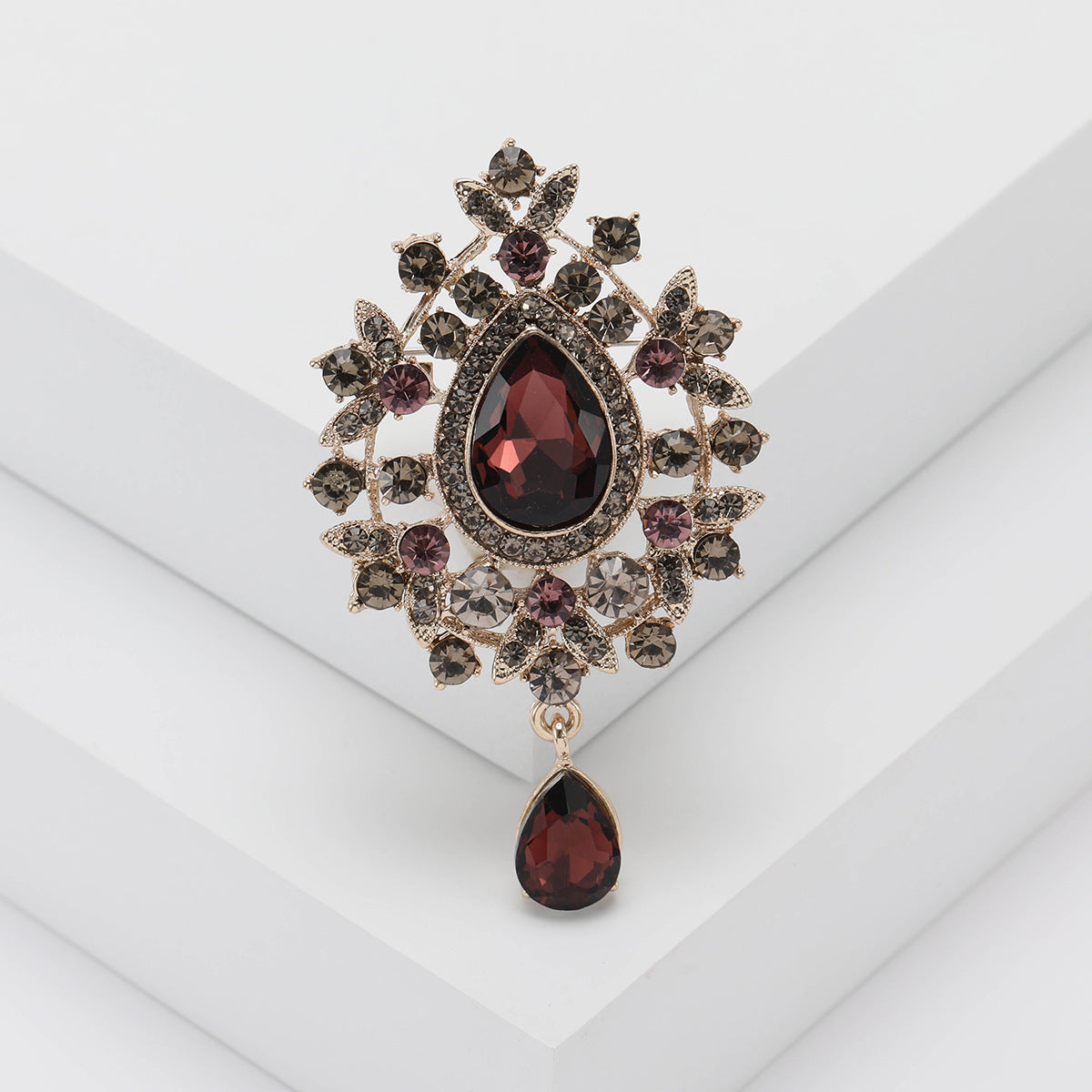 Creative Glass Brooch Fashion Accessory