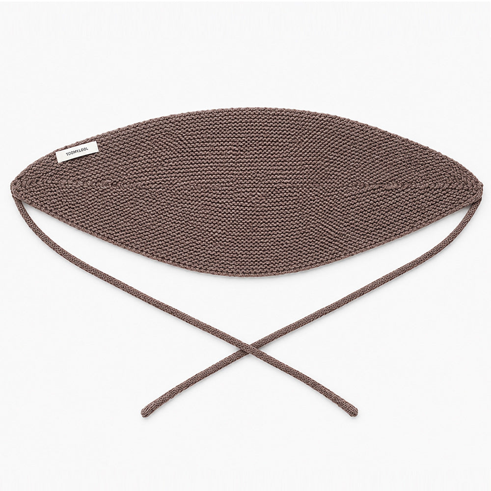 Trendy Solid Color Knit Balaclava Hat with Ear Protection