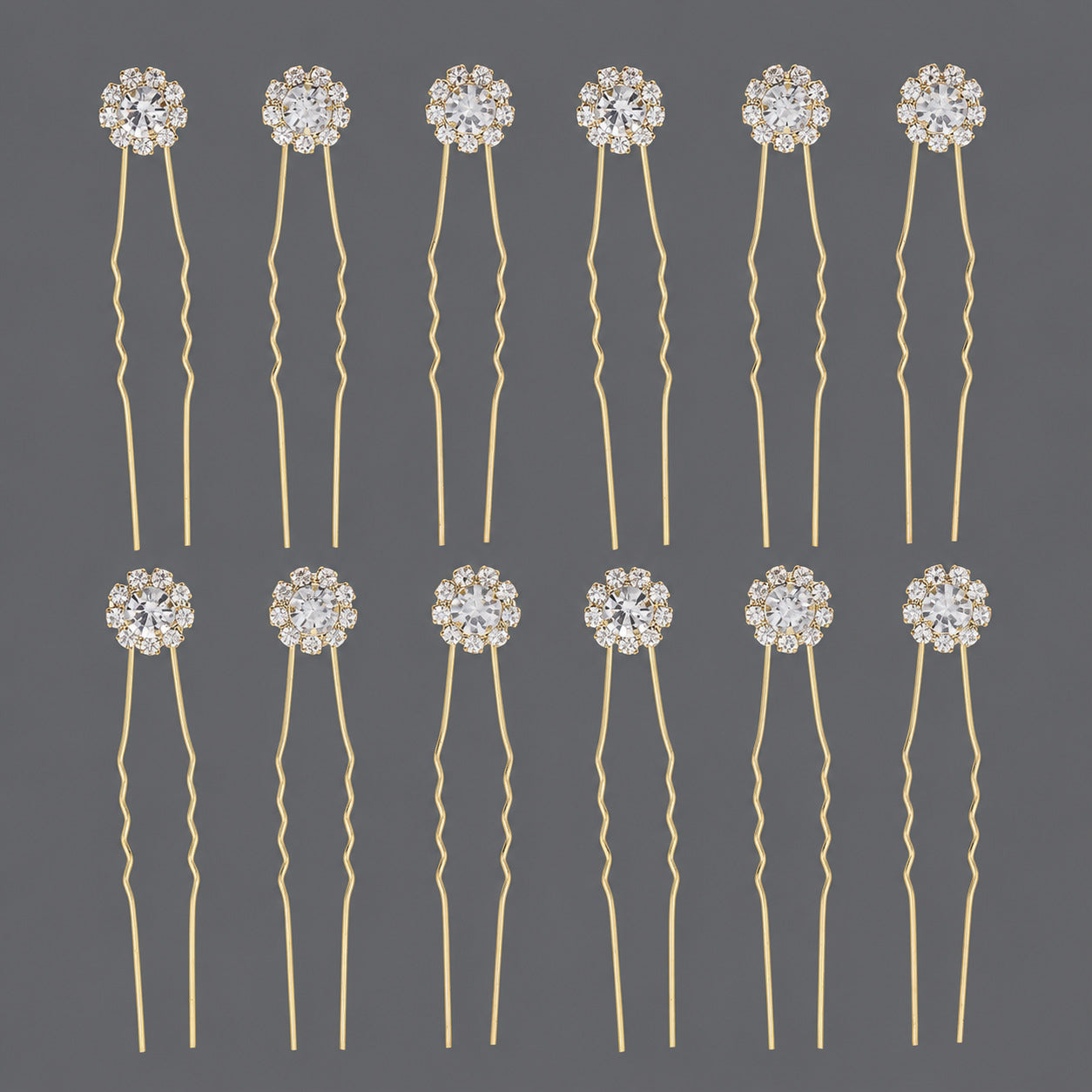 Handcrafted Pearl Hairpins With Rhinestones For Weddings