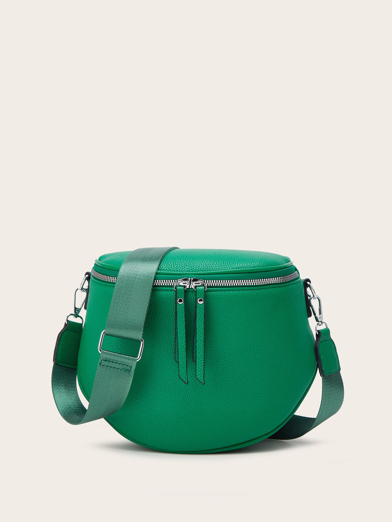 Vintage Style Saddle Bag With Wide Strap