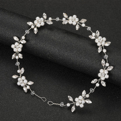 Soft Chain Pearl Headband Bridal Hair Ornament
