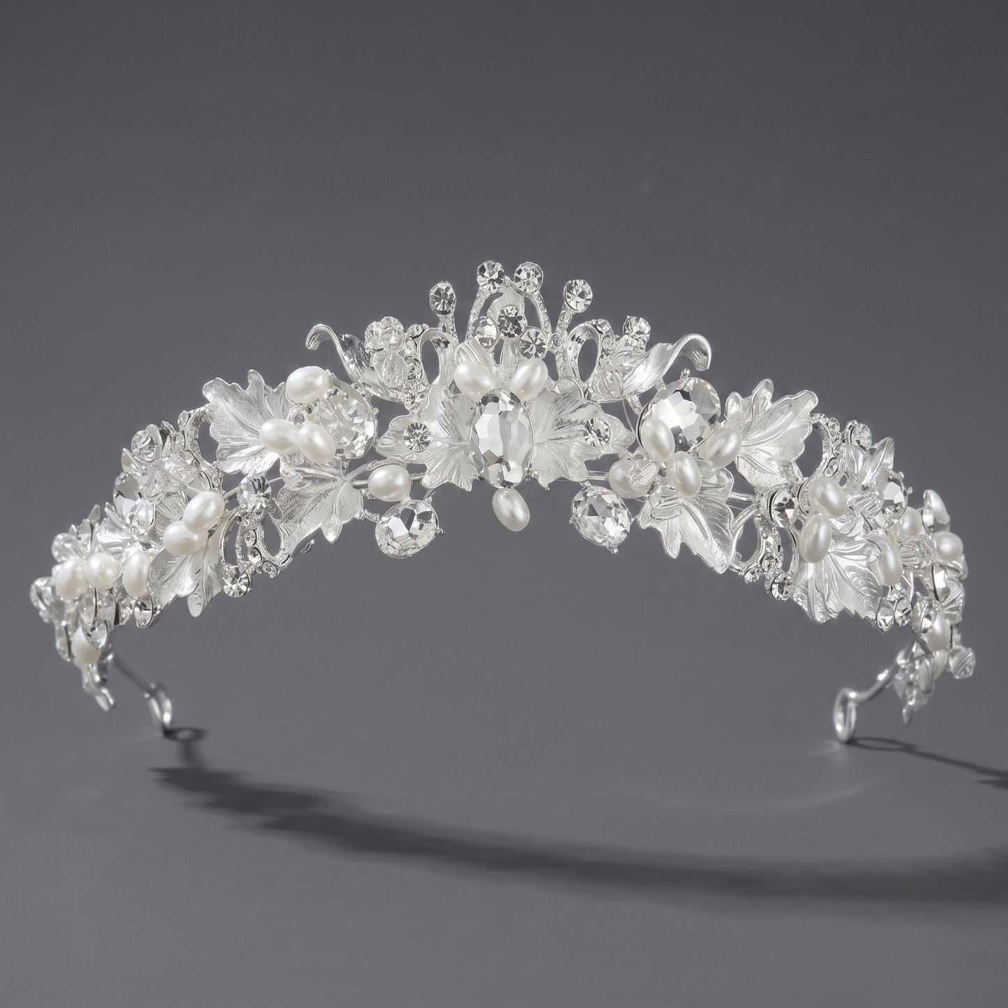 Luxury Rhinestone Princess Crown Headpiece for Birthdays and Weddings