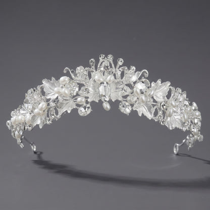 Luxury Rhinestone Princess Crown Headpiece for Birthdays and Weddings