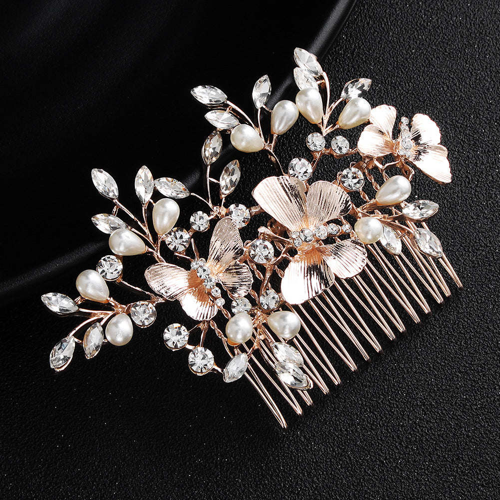 Bridal Veil Hair Accessories Crown Headpiece for Weddings and Photoshoots