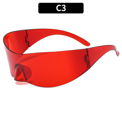 Trendy Futuristic Y2K Fashion Sunglasses for Outdoor Activities