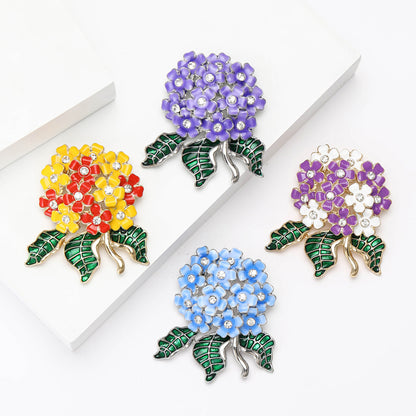 Floral Brooch Pin for Women | Alloy Plant Series Accessories