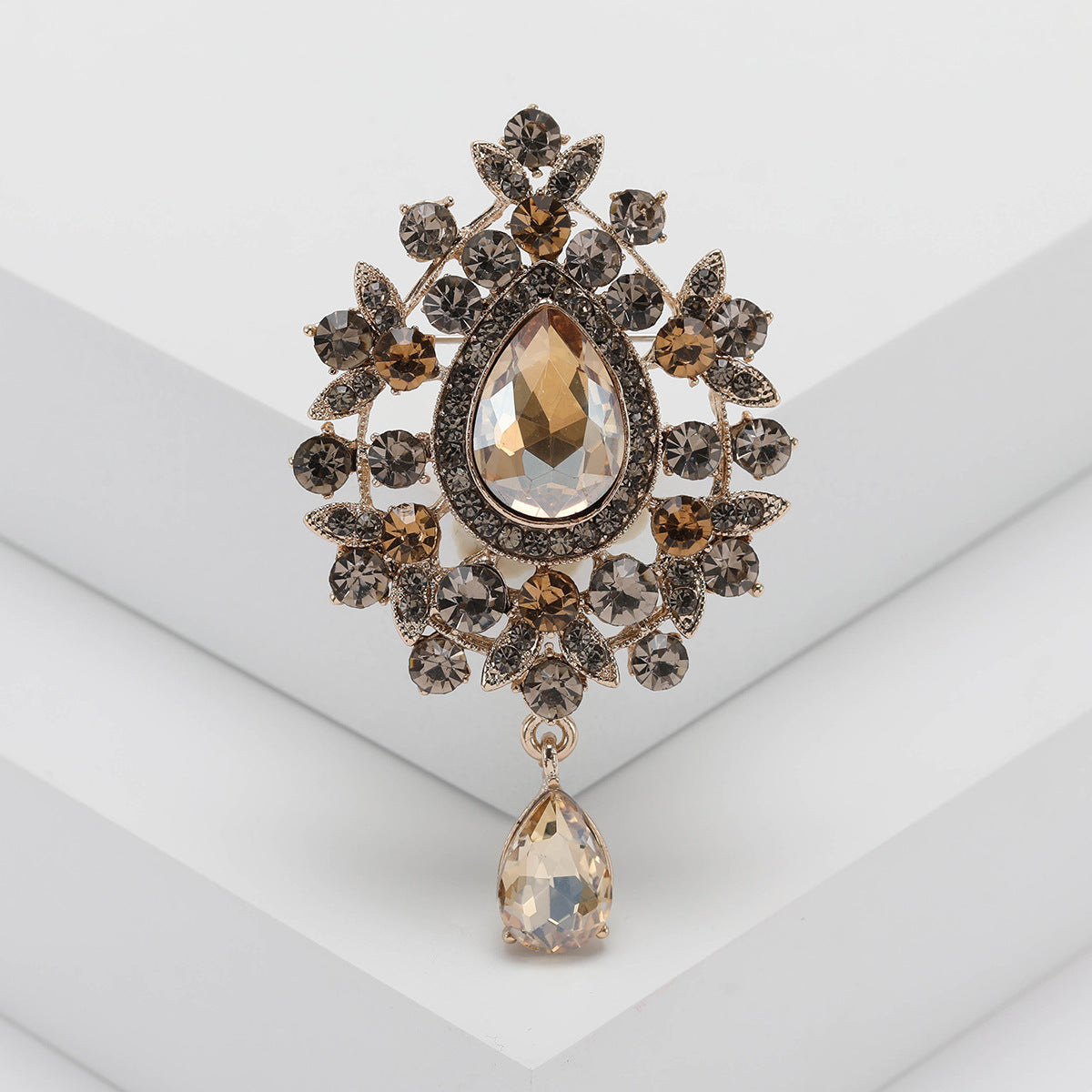 Creative Glass Brooch Fashion Accessory