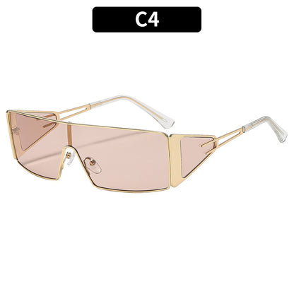 Trendy Metal Future Tech Sunglasses