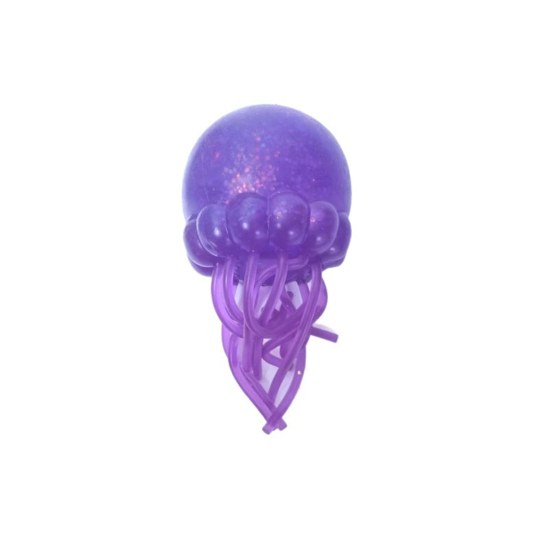 Jellyfish Squishy Glow In The Dark TPR Stress Toy