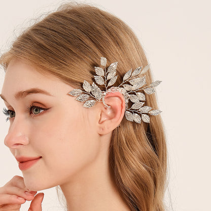 Handcrafted Pearl and Crystal Floral Earrings - Elegant and Versatile Accessories