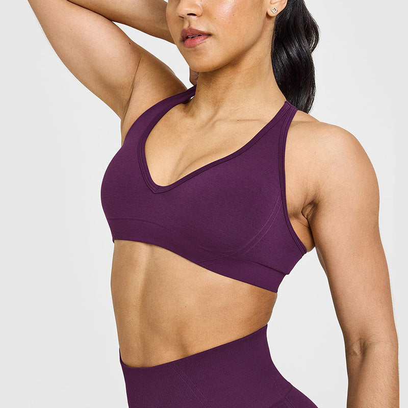 High-Waisted Seamless Yoga Shorts for Women