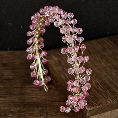 Crystal Pearl Wedding Headband Hair Accessory